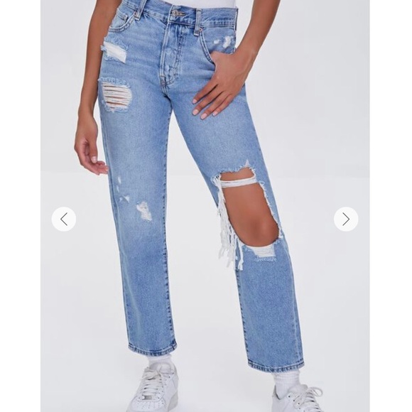 Forever 21 Premium Classic Mom Jeans NWT - Picture 2 of 4